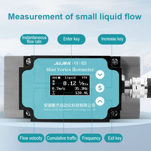 MINI RVS <span class=keywords><strong>Vortex</strong></span> <span class=keywords><strong>Flowmeter</strong></span> voor vloeistofstroommeting (water, olie, chemicaliën) 4-20mA analoge RS485 digitale uitgang - Product Image 5
