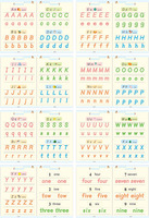 4 pièces/ensemble cahier de traçage magique stylo contrôle formation maternelle effaçable mise au point exercices de formation livres d'éducation précoce