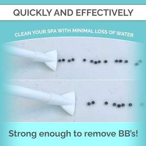 BloneDolphin bain à remous Spa nettoyant V3 écologique <span class=keywords><strong>manuel</strong></span> sans fil <span class=keywords><strong>aspirateur</strong></span> à main Flexible <span class=keywords><strong>tuyau</strong></span> en plastique <span class=keywords><strong>piscine</strong></span> outil accessoire - Product Image 2