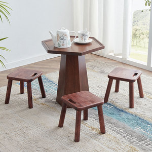 Petits tabourets <span class=keywords><strong>en</strong></span> <span class=keywords><strong>bois</strong></span> massif-Tabouret à langer pour <span class=keywords><strong>entrée</strong></span> de maison Tabouret de pied Table basse tabouret carré Chambre à coucher <span class=keywords><strong>Petit</strong></span> <span class=keywords><strong>banc</strong></span> - Product Image 4