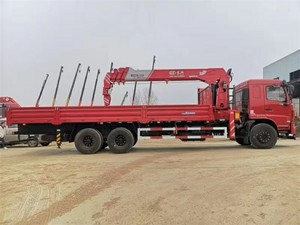 Grue Manipulatrice <span class=keywords><strong>Hydraulique</strong></span> SITONG de 3, 5, 6, 8 <span class=keywords><strong>et</strong></span> 16 Tonnes, Montée sur Camion, avec Bras de Levage de 13 Mètres de Hauteur - Product Image 4