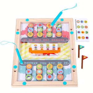 Juguetes Cognitivos X515 para Niños, Juego de Batalla de Cuatro Colores, Laberinto de Cuentas para Aprendizaje Temprano, Coordinación Mano-Ojo, de Madera - Product Image 4