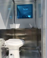 Remorque de toilettes portables de luxe avec douche – Sanitaires mobiles modernes pour mariages, camping et événements