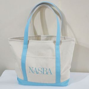Sac fourre-tout en toile personnalisé écologique avec poignée en corde et fermeture à glissière, impression de logo - Product Image 5