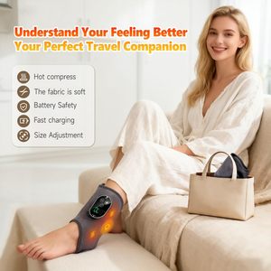 เครื่องนวดเท้าข้อเท้าน่องแขน 4-in-1 แบบพันรอบ บรรเทาอาการปวด ไร้สาย พร้อมระบบทำความร้อนและการสั่นสะเทือน - Product Image 5