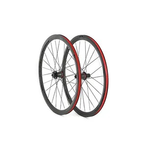 Juego de <span class=keywords><strong>Ruedas</strong></span> de Bicicleta de <span class=keywords><strong>Carretera</strong></span> de Aleación AL7075 a <span class=keywords><strong>Precio</strong></span> de Fábrica, <span class=keywords><strong>Ruedas</strong></span> de Bicicleta con Freno de Disco de 700C - Product Image 1