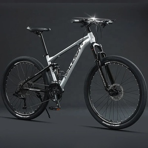 Bicicleta de Montaña 2026 Nueva con Suspensión Completa y Velocidad Variable, Cuadro de Acero al Carbono, Rodada <span class=keywords><strong>26</strong></span>/<span class=keywords><strong>27</strong></span>.<span class=keywords><strong>5</strong></span> Pulgadas para Adultos - Product Image 1