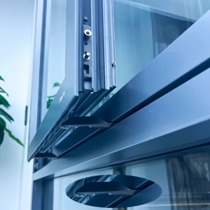 Fenêtre polyvalente inclinable et coulissante avec double vitrage, porte et fenêtre en verre pour les résidences modernes en verre tropical - Product Image 3