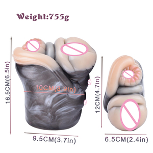 GEEBA nuovo animale giraffa aereo tazza in Silicone morbido maschio masturbatori realistico Vagina massaggio prostatico doppio canale Sex Toys - Product Image 6