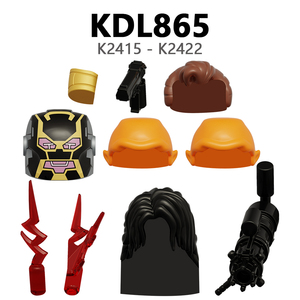 KDL865 Allen <span class=keywords><strong>l</strong></span>'Alien Hairvincible Conquest les Jumeaux Mauler Tête <span class=keywords><strong>de</strong></span> Machine Rouge Vitesse Morphing Smith Blocs <span class=keywords><strong>de</strong></span> Construction Jouets pour Enfants - Product Image 1