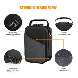 Sac de rangement portable anti-odeur pour l'extérieur avec logo personnalisé, sac de voyage sécurisé anti-odeur avec serrure à combinaison - Product Image 2