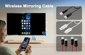 Nouvelle solution sans fil <span class=keywords><strong>HDMI</strong></span>, pas besoin de WIFI/Bluetooth, émetteur-récepteur <span class=keywords><strong>HDMI</strong></span> sans fil, sortie 1080P, portable pour Win10/<span class=keywords><strong>IOS</strong></span>/Android/Ordinateur portable - Product Image 5
