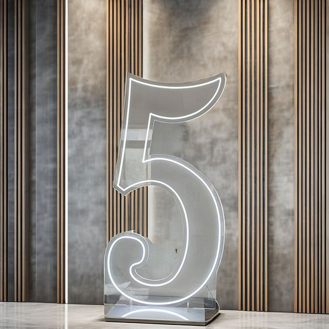 Led Event Large 3Ft 4Ft RGB Neon Marquee Light up Frame Letter Numbers for Birthday Wedding Party Decoration