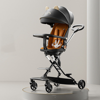 Poussette pour bébé à prix de gros, poussette pour bébé de bonne qualité, poussette multifonctionnelle à vue haute, pliage en un clic
