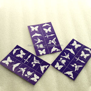 메이샹 도매 수성 임시 바디 아트 타투 스텐실 페이스 페인팅 키트 용품 - Product Image 6