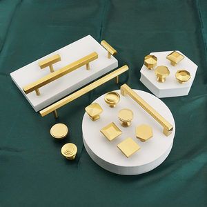 卸売カスタム中国真鍮ハンドルハードウェア家具キャビネットドアハンドル - Product Image 2