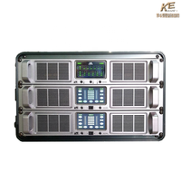 Système d'amplification de puissance KEAudio AI 4 Ohm en métal Dante intelligent stéréo professionnel écologique durable avec contrôle par pavé tactile Ethernet