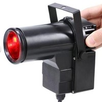 RGBW Mini DMX512 IP20-zertifiziertes Ra80 CRI Disco-Beam LED-Bühnenlicht mit Spiegelkugel Pin Spot - 50.000 Stunden Lebensdauer
