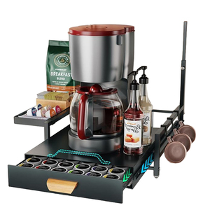 Lớn trượt kéo ra treo tường cà phê k cup ngăn kéo căn cứ Pod Mug tường chủ cho Bàn cà phê truy cập keurig Pod k cup - Product Image 4