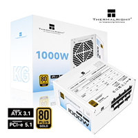 Alimentation d'alimentation pour PC de jeux tout blanc Thermalright TL-KG 1000W Native 12V-2x6 PCIe 5.1 PSU