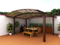 Cocheras Personalizadas con Estructura de Aluminio Impermeable para Diferentes Necesidades