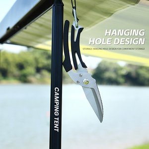 Đa chức năng Heavy-Duty kéo nhà bếp thép không gỉ gia cầm kéo ngoài trời có tính năng PP xử lý cho gia cầm xương gà - Product Image 6