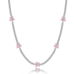 Colección de Lujo Dylam en Stock, Sin Pedido Mínimo, Chapado en Oro de 18K y Rodio, Plata de Ley 925, Collar de Zirconia con Elementos Infinitos - Product Image 1