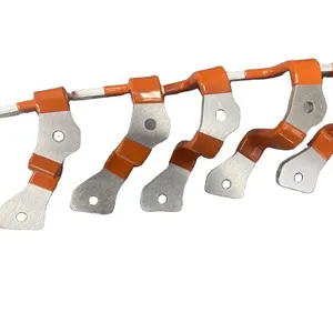 Laminated busbar press welded copper flexible connectors for inverter insulated busbar