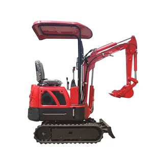 Mini excavateur EPA 4 TON en Chine chenilles en caoutchouc pièces de machine fixation tarière pelle à pouce