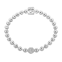 Vente en gros usine DIY Populaire Bracelet à breloques en argent sterling 925 motif fleur et cœur, avec fermoirs Pan