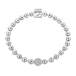 ขายส่งจากโรงงาน <span class=keywords><strong>สร้อย</strong></span><span class=keywords><strong>ข้อ</strong></span><span class=keywords><strong>มือ</strong></span>เงินแท้ 925 ดีไซน์ดอกไม้และหัวใจ พร้อมตัวล็อกแบบ Pan Clasps - Product Image 6