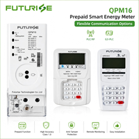 Compteur d'énergie prépayé monophasé SplitType STS avec clavier CIU externe RF/PLC anti-vol d'électricité pour les ensembles résidentiels au Kenya