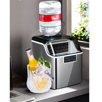 Nouveau design de machine à glaçons domestique 35kg Machine à glace intelligente automatique commerciale Petite mini machine à glaçons portable