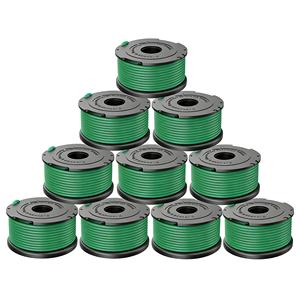 10pack SF-080-BKP Trimmer Head Replacement Line Spool Nylon Line 2.0mm Green 20FT/6.1M Spool Cover <b>Set</b> BLACK DECKER <b>Weed</b> Eater - Product Image 1