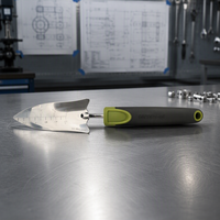 Ensemble d'outils de jardinage en acier inoxydable avec manche en plastique