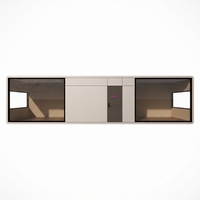 Maisons modulaires en conteneurs d'acier mobiles - Imperméables, durables, faciles à installer, design chinois pour les boutiques, les hôtels, les restaurants, les bars
