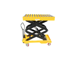 Table élévatrice hydraulique manuelle, mini table élévatrice à ciseaux, table élévatrice pour voiture, vente en gros, puissance maximale, table élévatrice à ciseaux simple