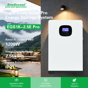 Sistema de Almacenamiento de Energía Solar de Larga Duración EGS1K-<span class=keywords><strong>2</strong></span>.5E Pro LiFePO4, Fuera de la Red, <span class=keywords><strong>2</strong></span>.56kWh, 60A AC+60A PV, Clasificación de Altitud 2000m - Product Image 1