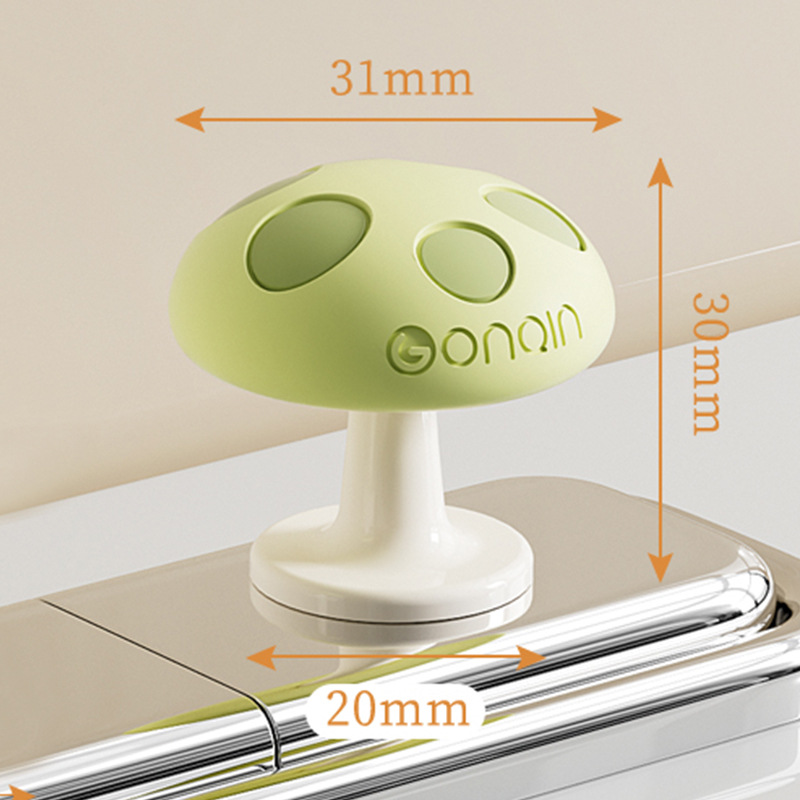 Toilet flush button [Medium size, light green]