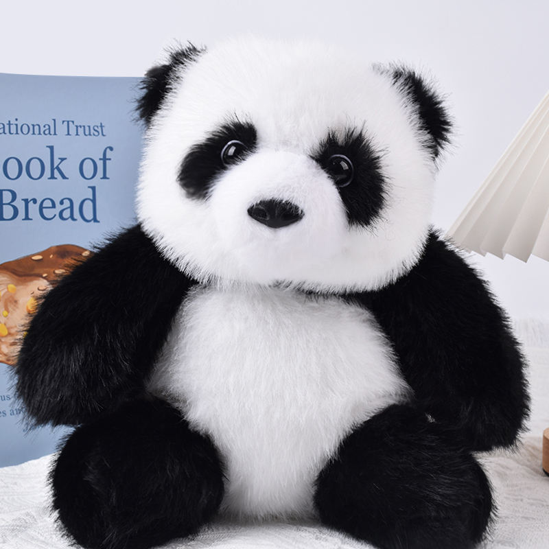 Customizable Panda Plush Toy Wholesale Soft Stuffed Animal PP Cotton Comforter ODM for Gift Stores Premium Plush Doll Supplier