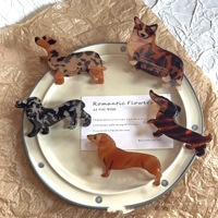 Nouvelle Arrivée : Pince à Cheveux Élégante Faite à la Main en Cristal, Motif Mignon Griffe de Chiot (Teckel, Berger), Pince Requin pour Demi-queue de Cheveux, pour Femme