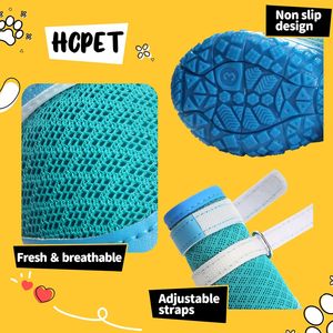 Bottes antidérapantes respirantes et écologiques pour chiens – Protections de <span class=keywords><strong>pattes</strong></span> pour pavés chauds, <span class=keywords><strong>neige</strong></span> hivernale et randonnée – Design moderne pour petits et moyens chiens - Product Image 4