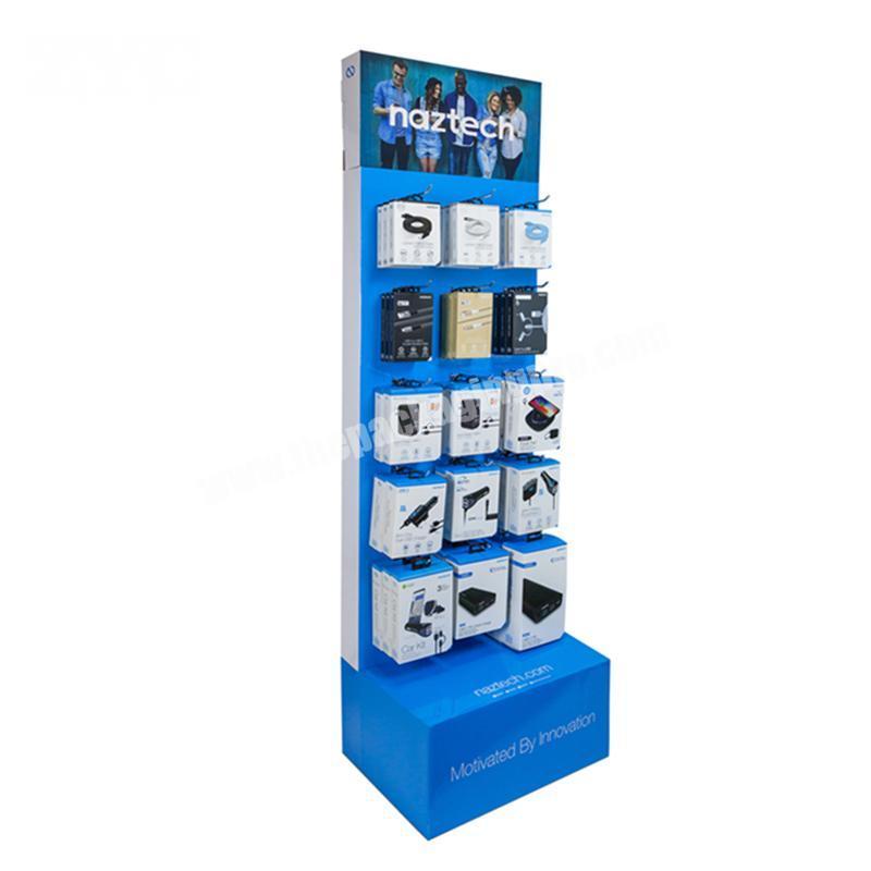 Apache Floor Display Rack for Mobile Phone Charger Usb Cable Wire Earphone Aux Cable Rotatable Cell Phone Accessories Display — view 2