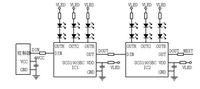 Vente chaude SOP8 Circuit d'entraînement à courant constant à 3 canaux LED Driver IC Chip UCS1903B UCS1903BC