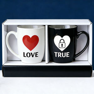 Taza de Café Personalizada con Logotipo, Taza Grande de 16 oz, Taza de Cerámica para Parejas, Taza de Vidrio para Café o Té - Product Image 3