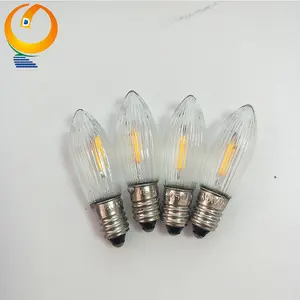 Sıcak satış ürünleri E10 C6 LED şerit ışık 12 V/16 V/22 V 220V ışık ampul Ananas desen