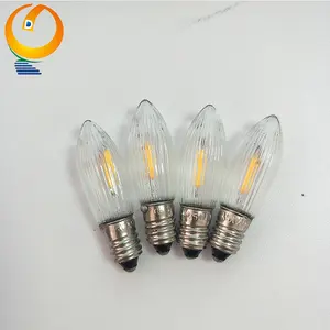 Luz de tira de luz de led e10 c6, para 12v/16v/22v 220v, padrão de abacaxi