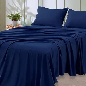 1000线计数条纹床单套装100% 埃及棉床单