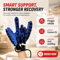 Gant robotique d'entraînement intelligent certifié CE Leyidi, appareil d'exercice électrique pour la main, rechargeable par USB, garantie 1 an, pour hémiplégie