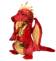 Jouets en peluche Dragon rouge Animal en peluche de 12 pouces